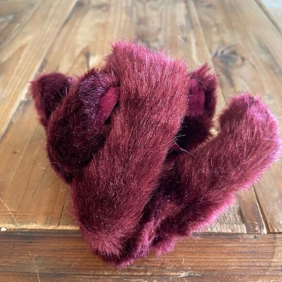 1993 Ty Attic Treasures Beargundy Bear Plush Stuffed Animal - Picture 8 of 10